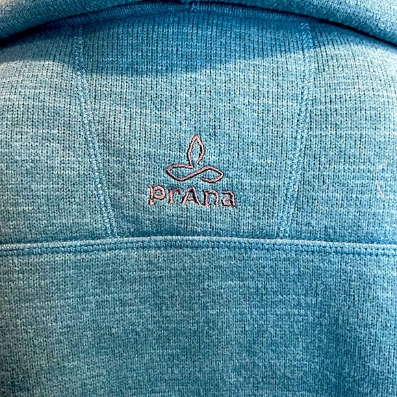 PRANA FLEECE HOODED JACKET HOODIE WOMEN'S MEDIUM - Picture 4 of 11